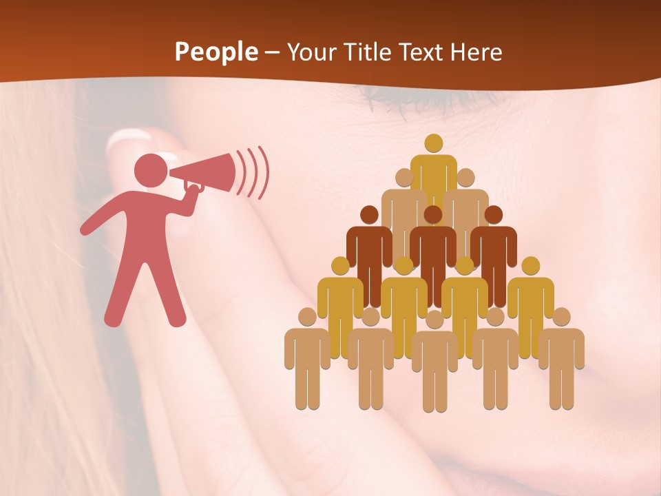 Tooth Background Closeup PowerPoint Template