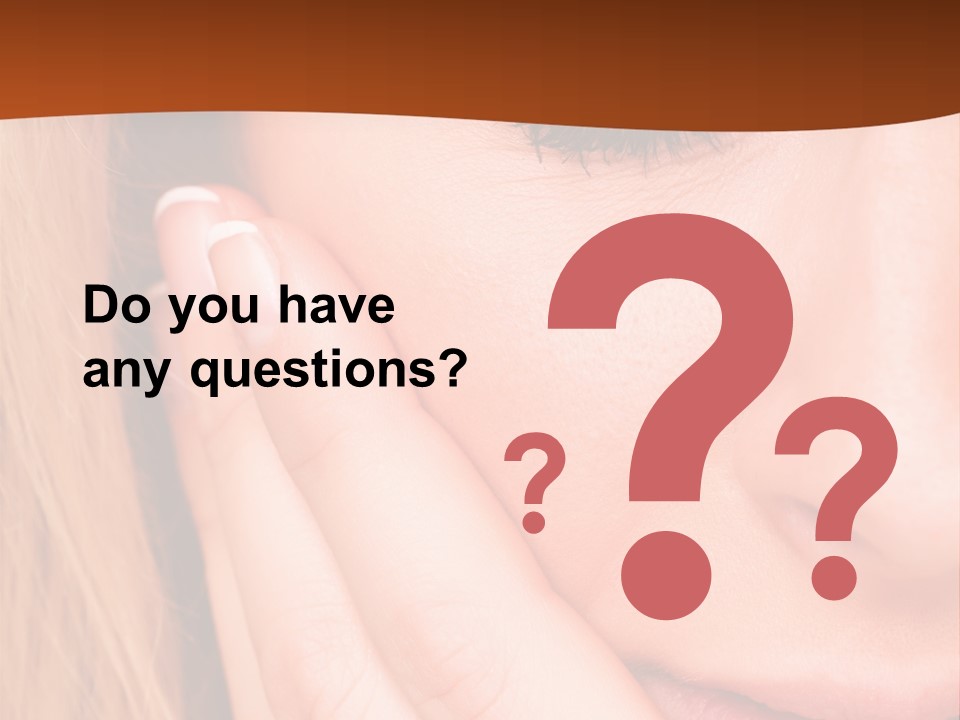 Tooth Background Closeup PowerPoint Template