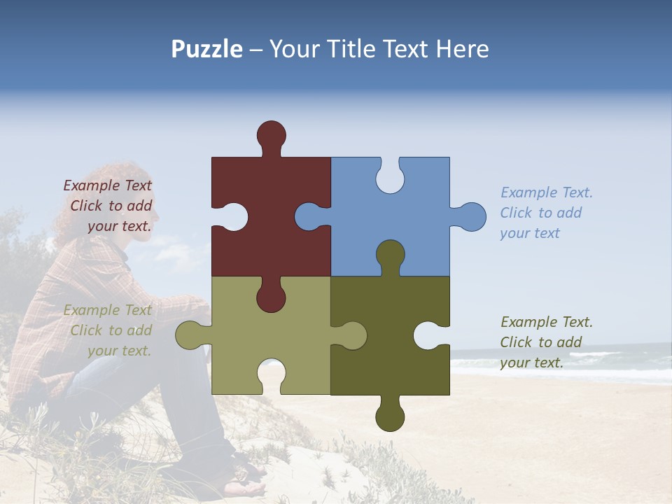 Real Sad Mental PowerPoint Template