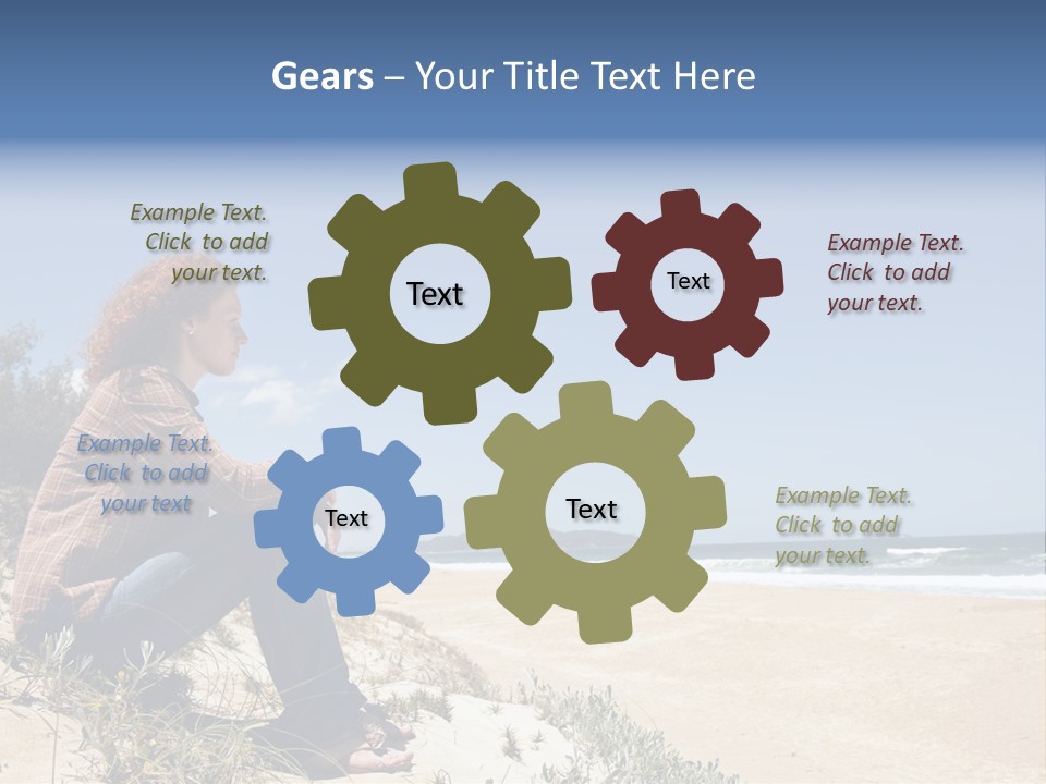 Real Sad Mental PowerPoint Template