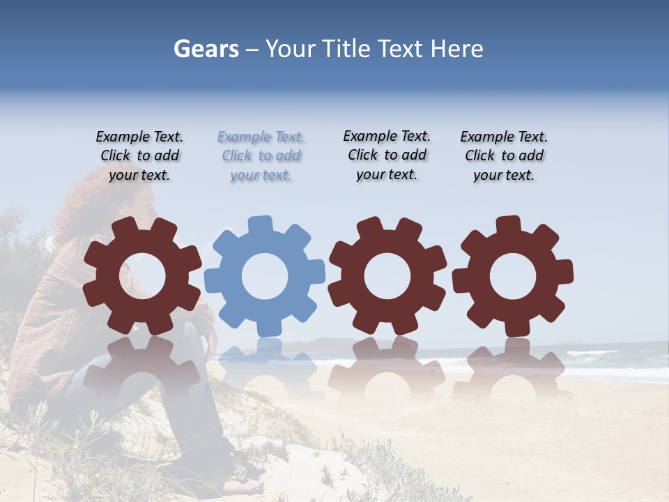 Real Sad Mental PowerPoint Template