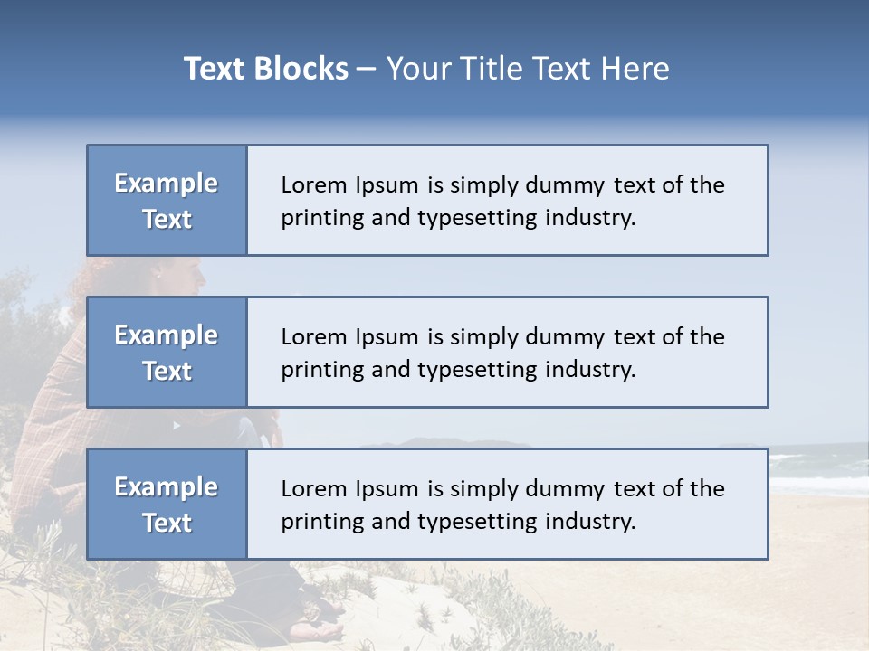 Real Sad Mental PowerPoint Template