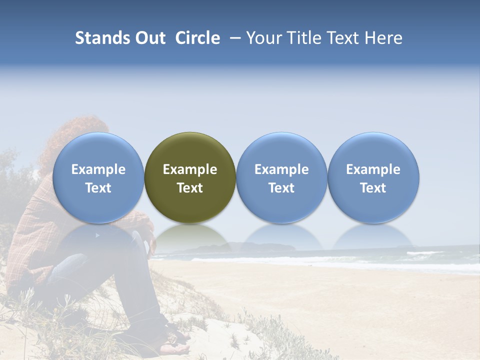 Real Sad Mental PowerPoint Template