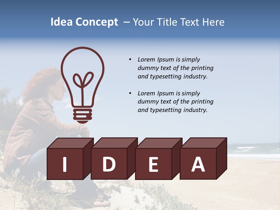 Real Sad Mental PowerPoint Template