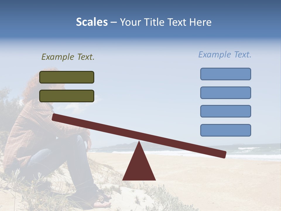 Real Sad Mental PowerPoint Template