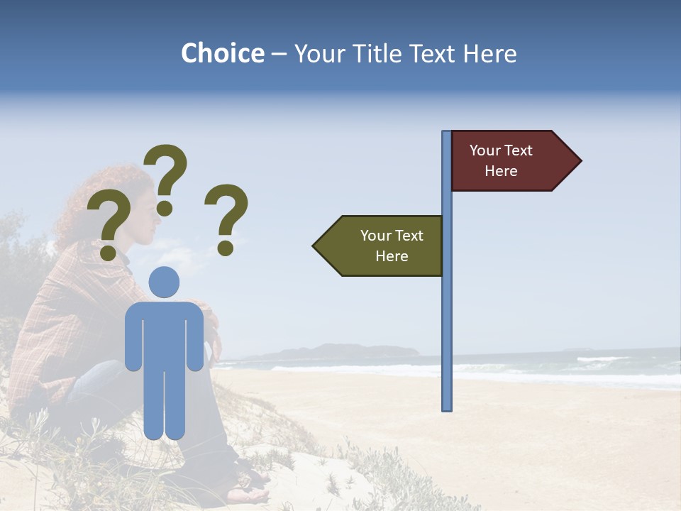 Real Sad Mental PowerPoint Template