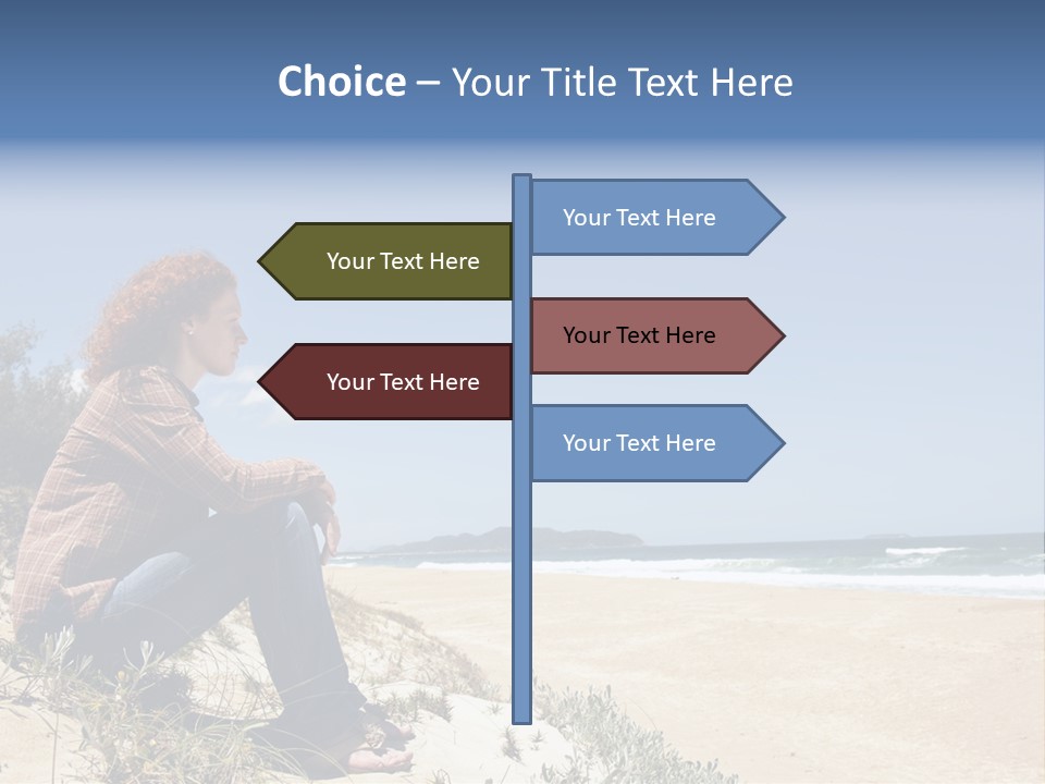 Real Sad Mental PowerPoint Template