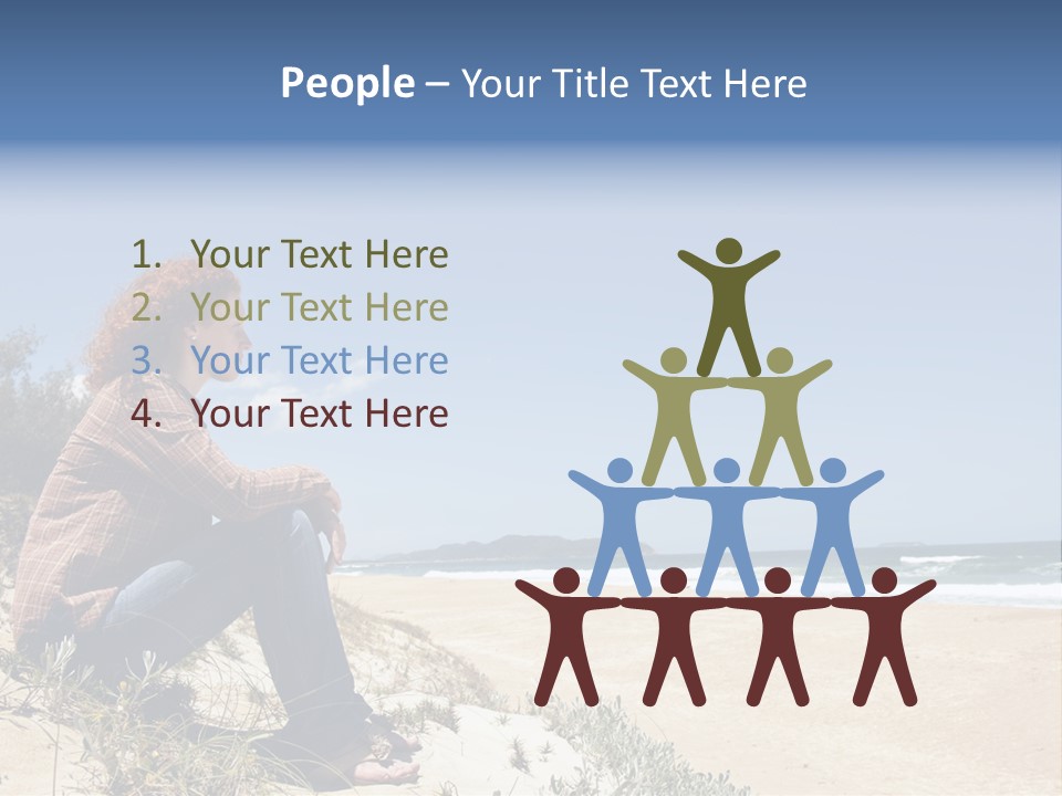 Real Sad Mental PowerPoint Template