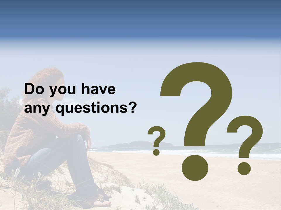 Real Sad Mental PowerPoint Template