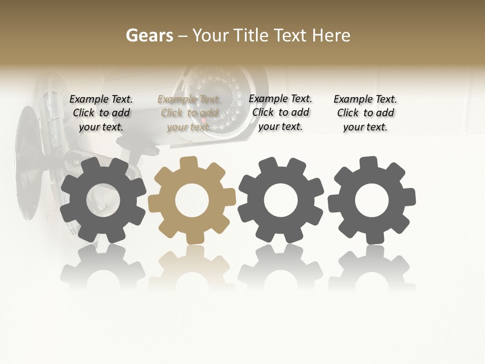 Look Wall Watching PowerPoint Template