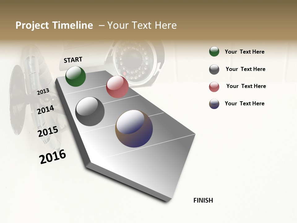 Look Wall Watching PowerPoint Template
