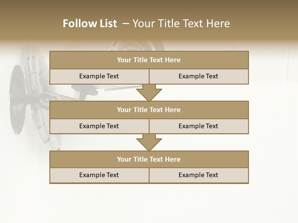 Look Wall Watching PowerPoint Template