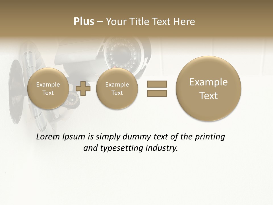 Look Wall Watching PowerPoint Template