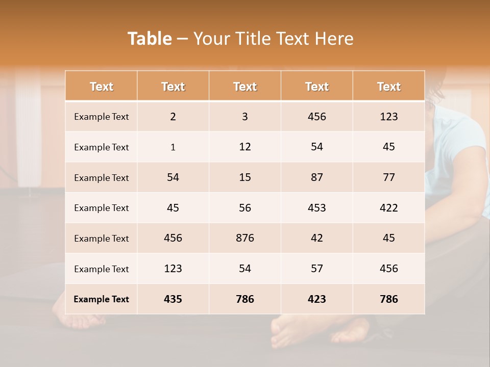 A Group Of People Sitting On Top Of A Yoga Mat PowerPoint Template