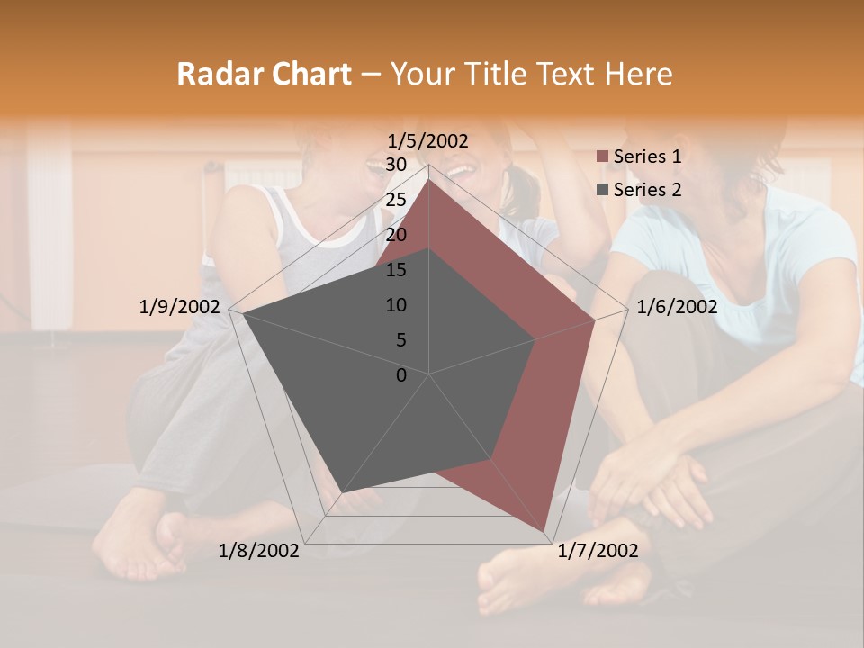 A Group Of People Sitting On Top Of A Yoga Mat PowerPoint Template