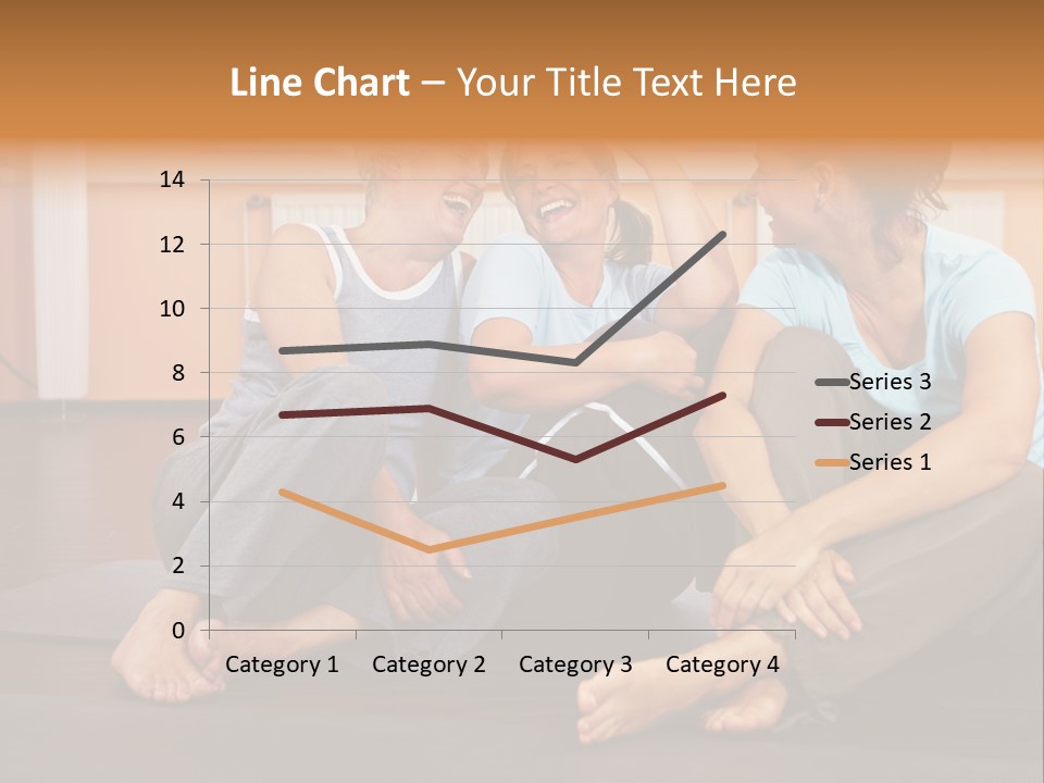 A Group Of People Sitting On Top Of A Yoga Mat PowerPoint Template