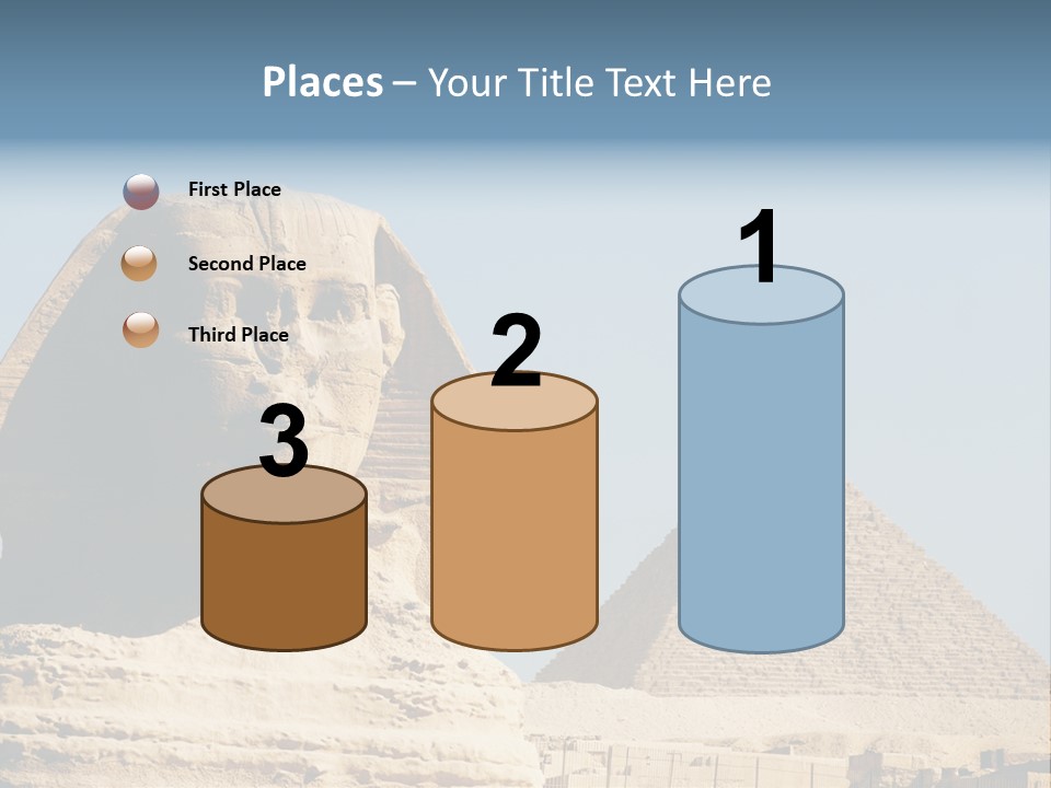 Travel Iconic Pyramid PowerPoint Template