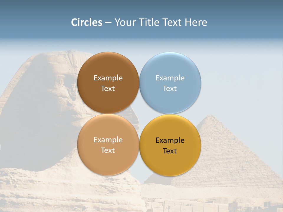 Travel Iconic Pyramid PowerPoint Template