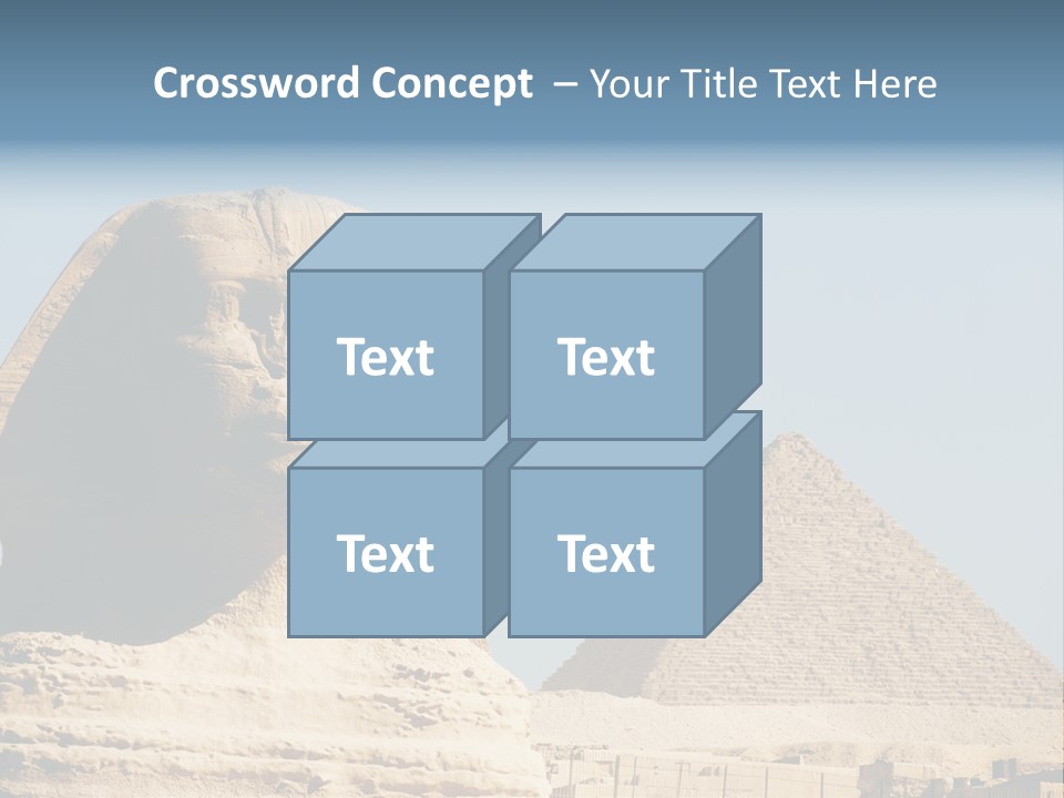 Travel Iconic Pyramid PowerPoint Template