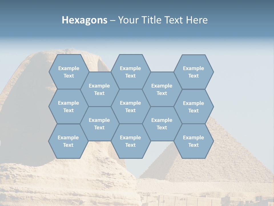 Travel Iconic Pyramid PowerPoint Template