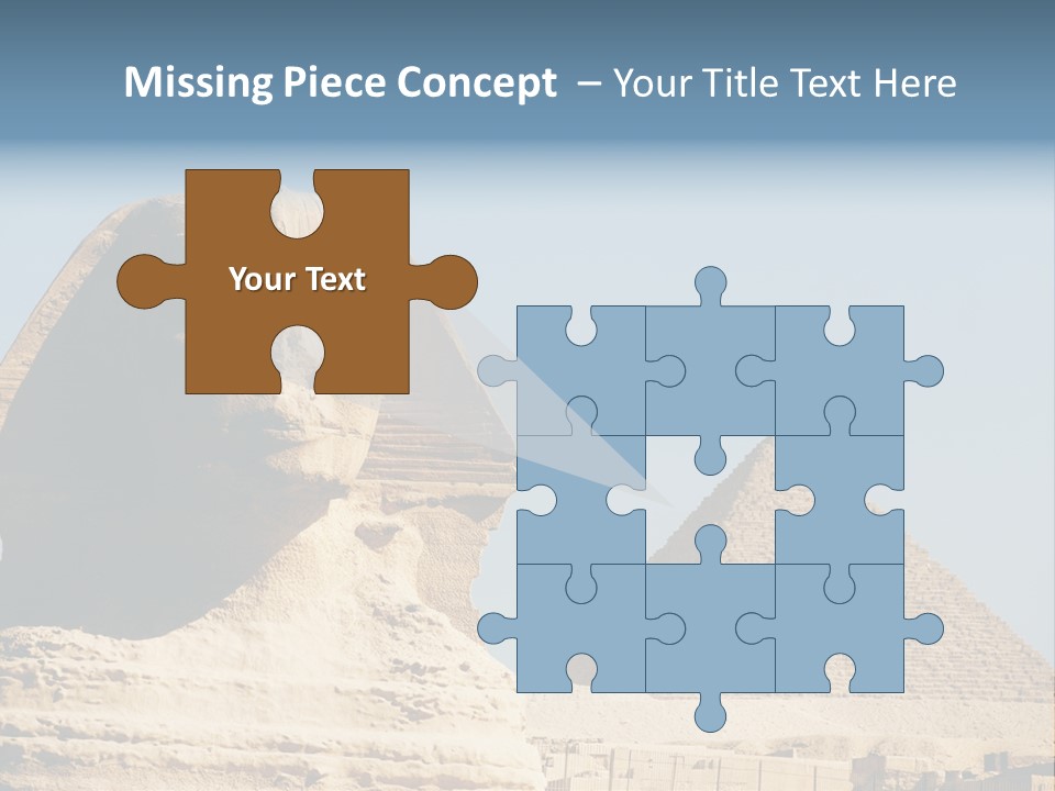 Travel Iconic Pyramid PowerPoint Template