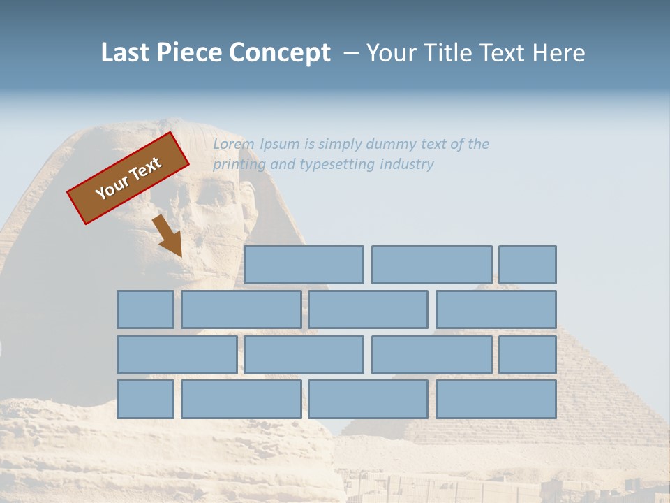 Travel Iconic Pyramid PowerPoint Template
