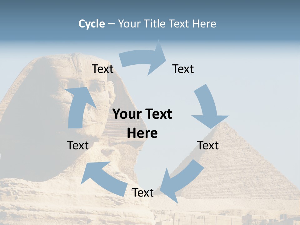 Travel Iconic Pyramid PowerPoint Template