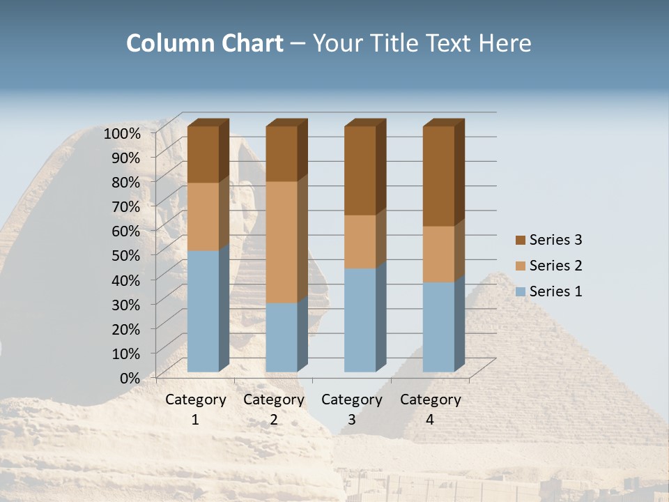 Travel Iconic Pyramid PowerPoint Template