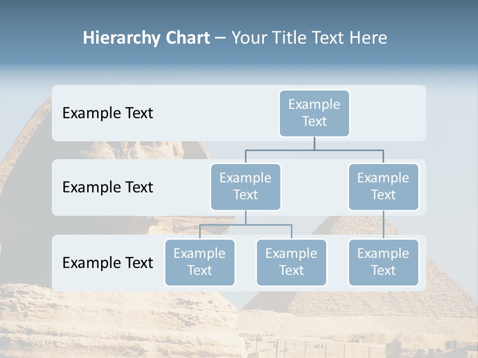 Travel Iconic Pyramid PowerPoint Template