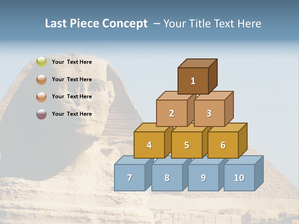 Travel Iconic Pyramid PowerPoint Template