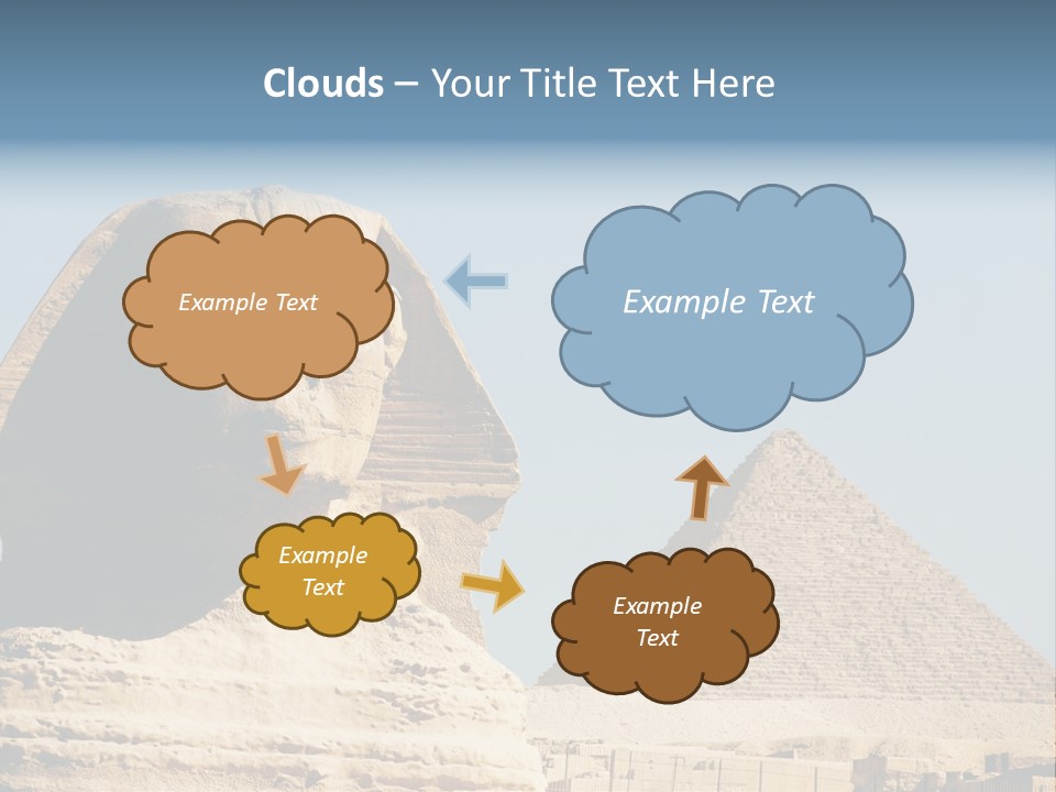 Travel Iconic Pyramid PowerPoint Template