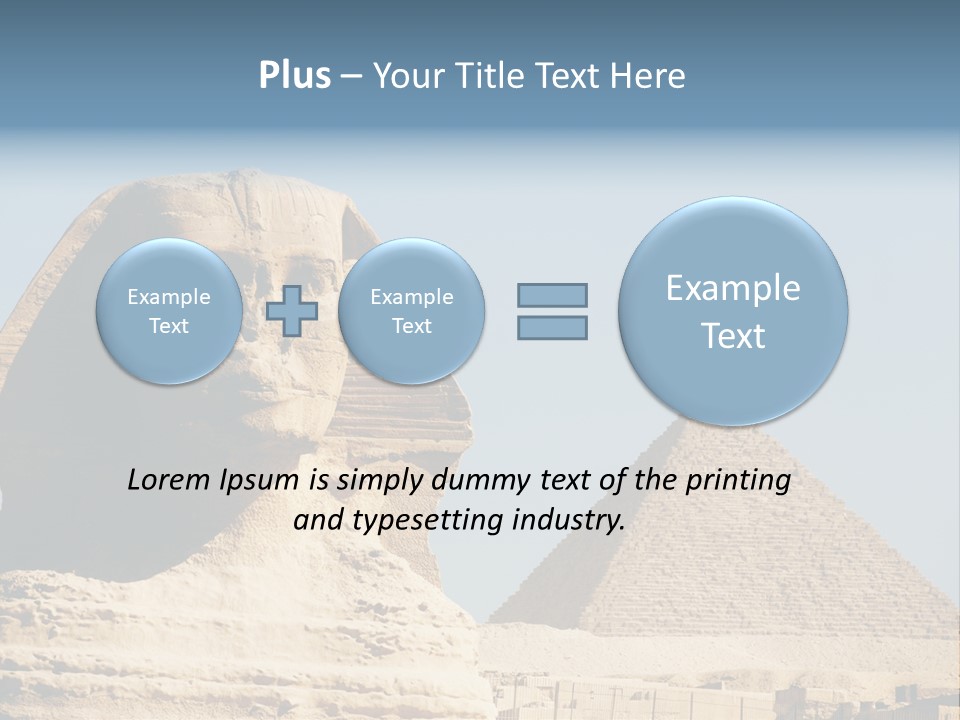 Travel Iconic Pyramid PowerPoint Template