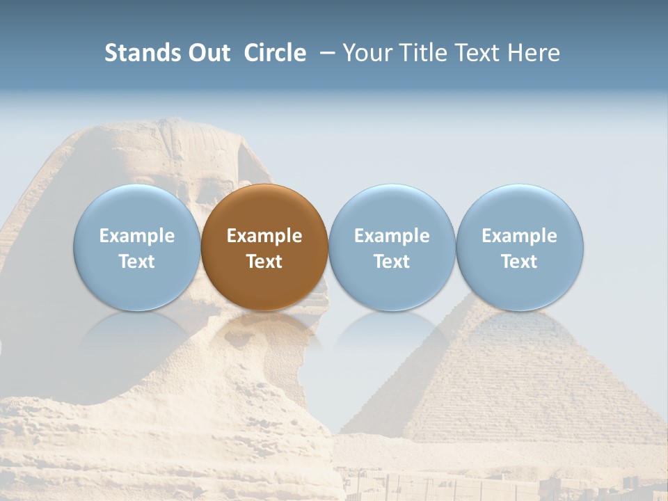 Travel Iconic Pyramid PowerPoint Template