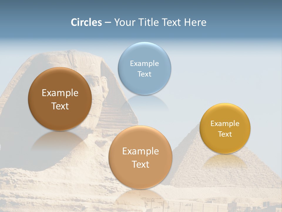Travel Iconic Pyramid PowerPoint Template