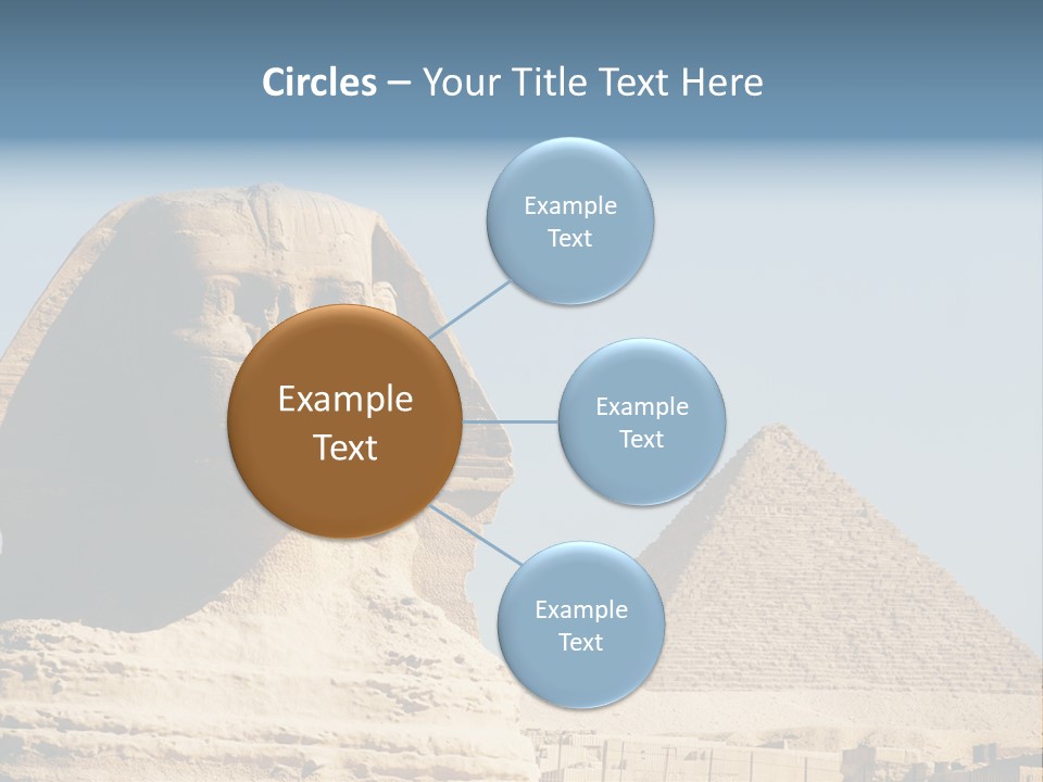 Travel Iconic Pyramid PowerPoint Template