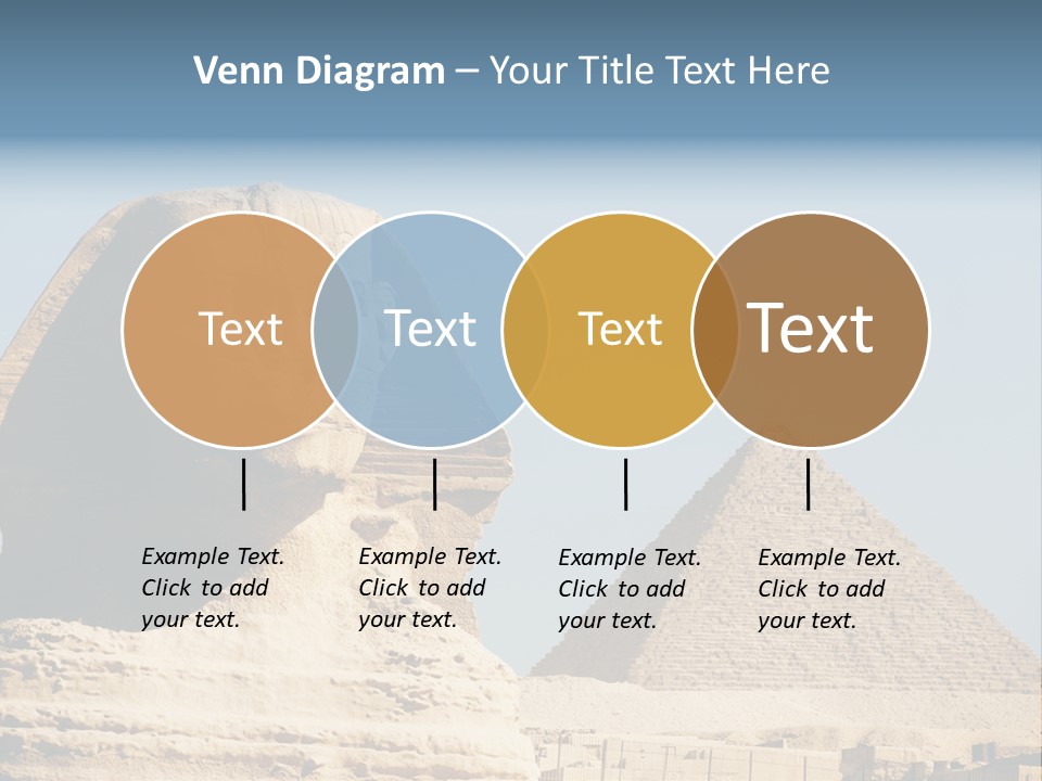 Travel Iconic Pyramid PowerPoint Template
