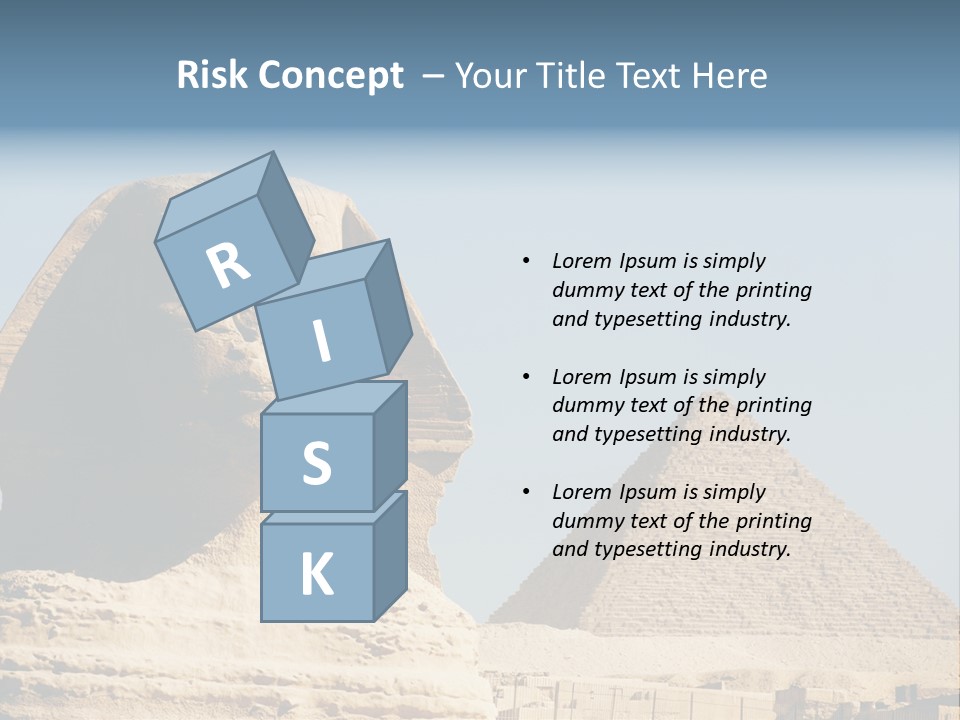 Travel Iconic Pyramid PowerPoint Template