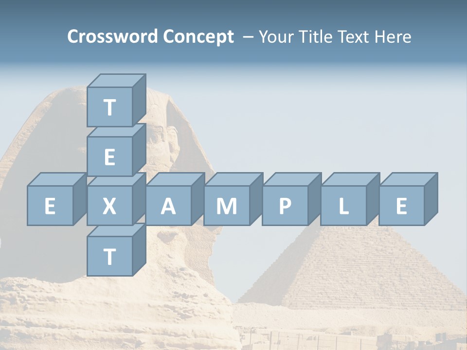 Travel Iconic Pyramid PowerPoint Template