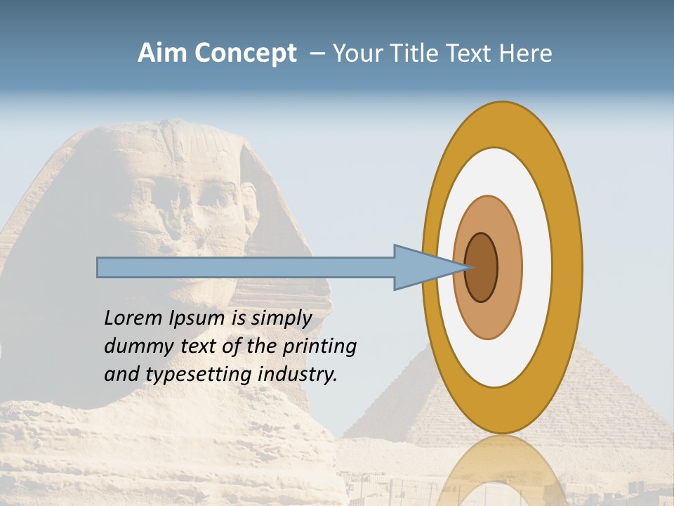 Travel Iconic Pyramid PowerPoint Template
