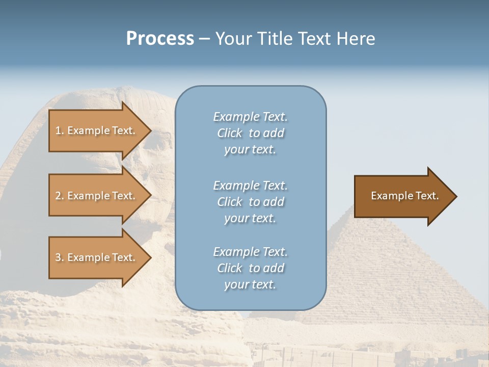 Travel Iconic Pyramid PowerPoint Template