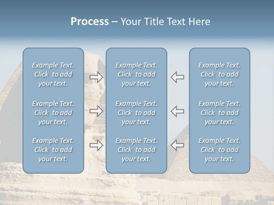 Travel Iconic Pyramid PowerPoint Template