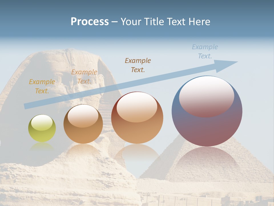 Travel Iconic Pyramid PowerPoint Template