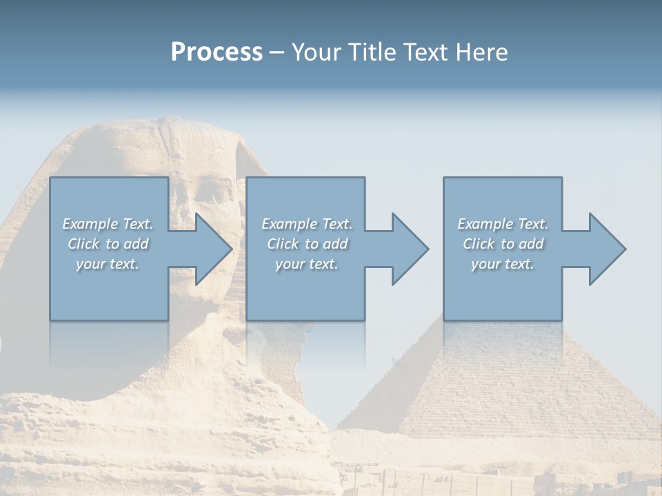 Travel Iconic Pyramid PowerPoint Template