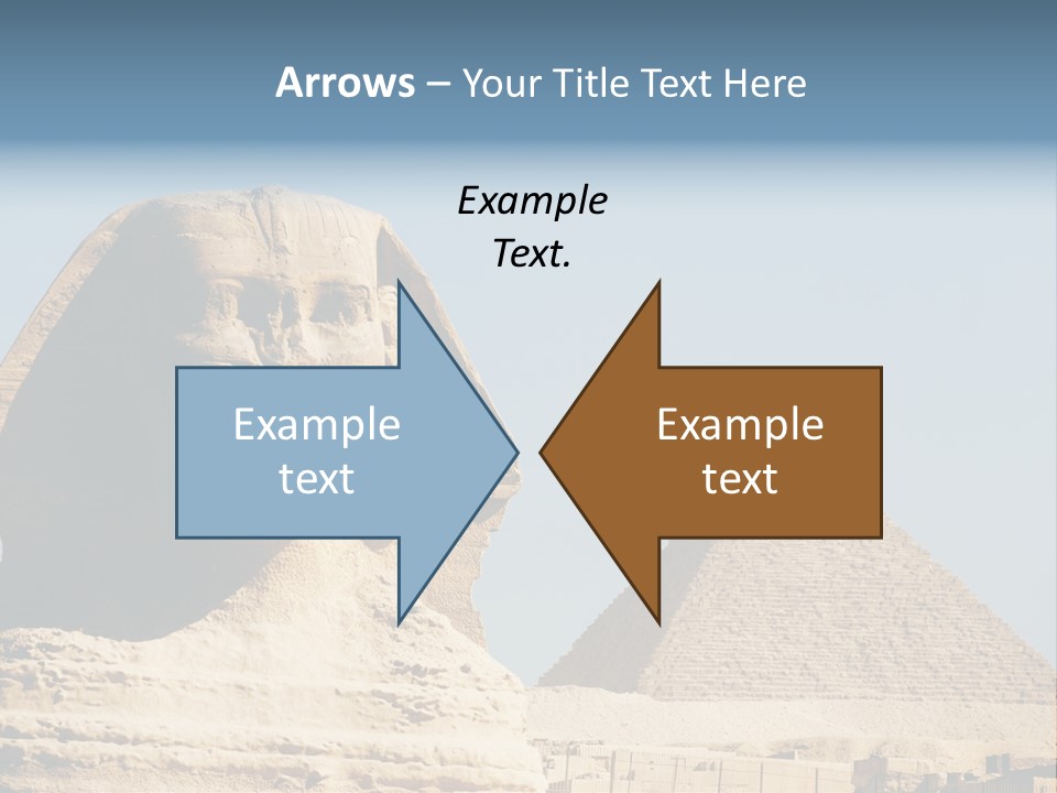 Travel Iconic Pyramid PowerPoint Template