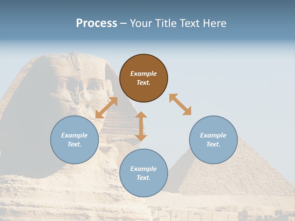Travel Iconic Pyramid PowerPoint Template