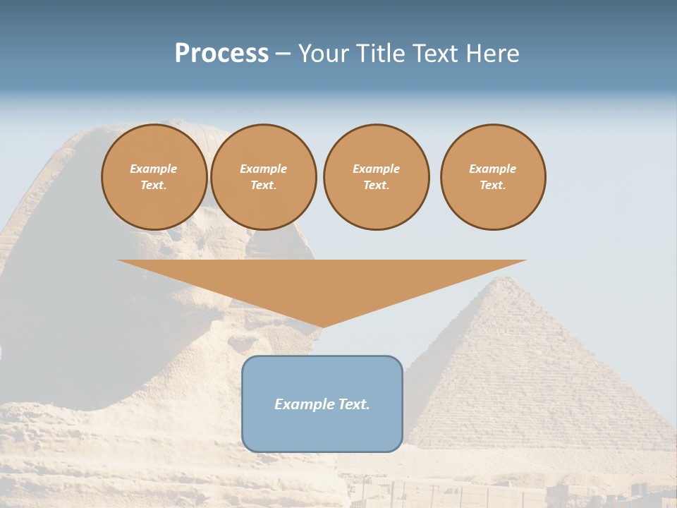 Travel Iconic Pyramid PowerPoint Template