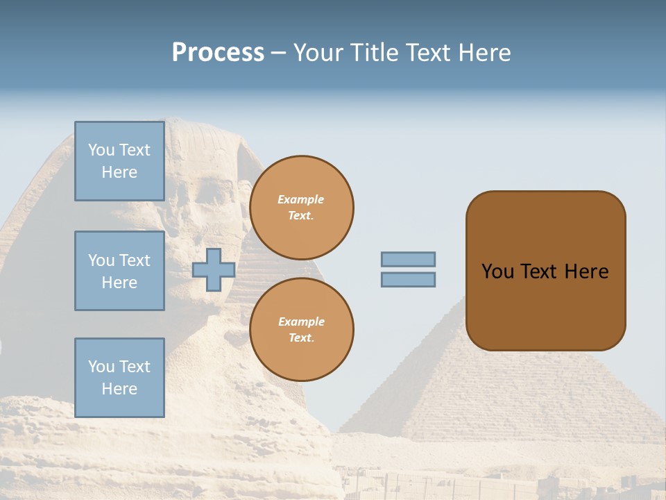 Travel Iconic Pyramid PowerPoint Template