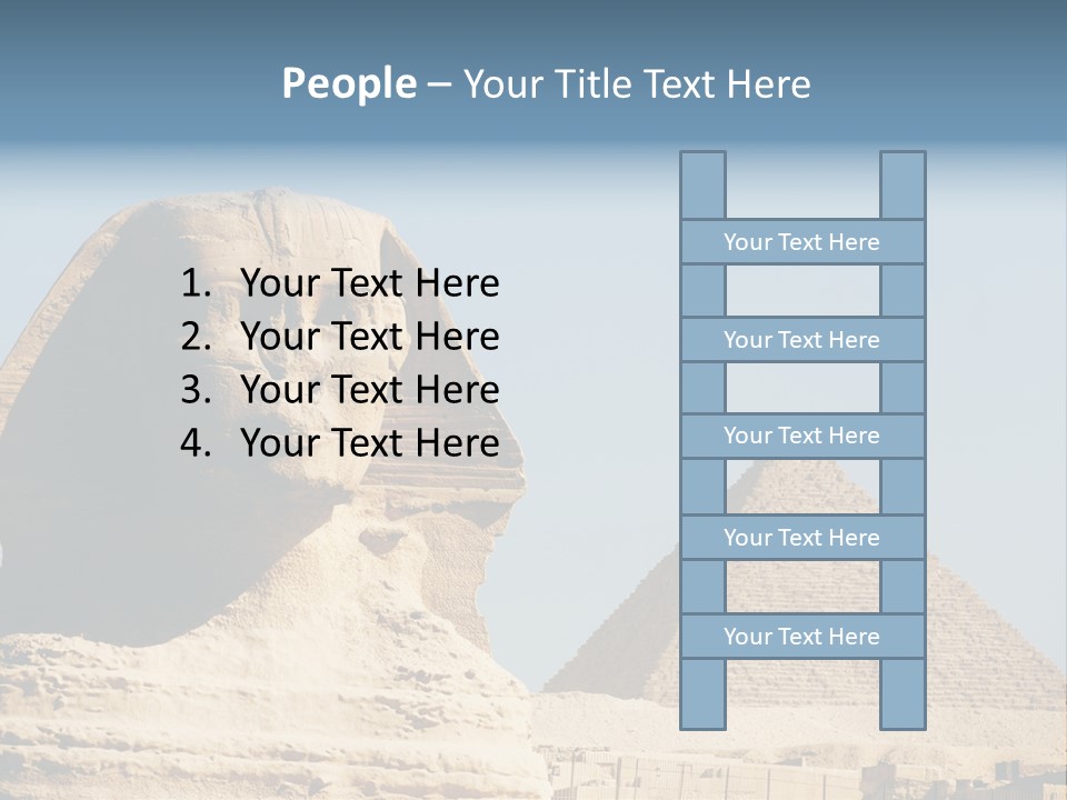 Travel Iconic Pyramid PowerPoint Template