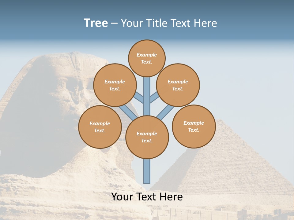 Travel Iconic Pyramid PowerPoint Template