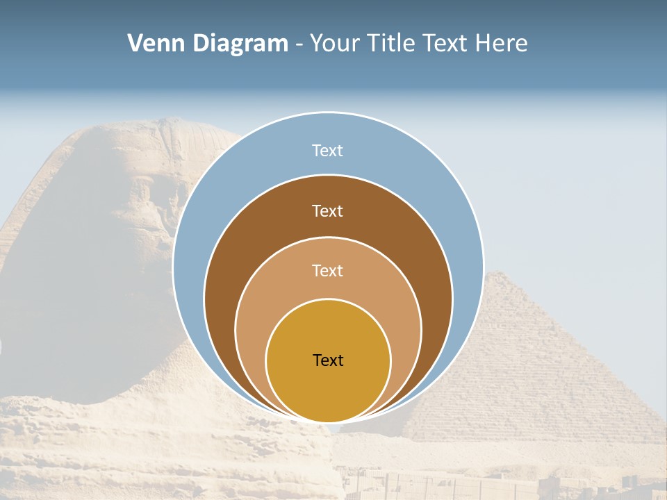 Travel Iconic Pyramid PowerPoint Template